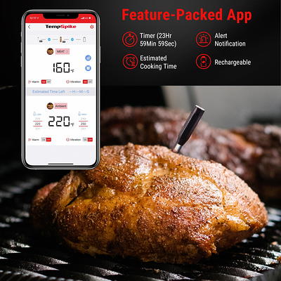 ThermoPro 2-Probe 500 ft. Truly Wireless Meat Thermometer, Red