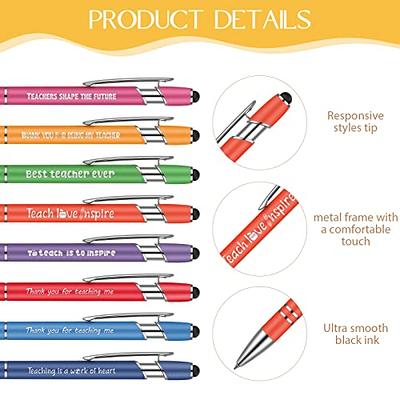  Ireer 24 Pcs Inspirational Gifts for Teacher, Funny  Appreciation Notepads Motivational Quote Ballpoint Pens for Coworkers Nurse  Student Teachers Office Women Men Christmas Stocking Stuffer : Office  Products