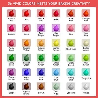 Cakestar Food Coloring Liquid, 36 Vibrant Food Coloring for Slime