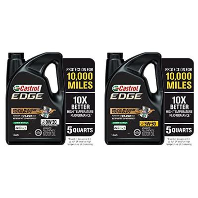 Castrol Edge 5W-30 Advanced Full Synthetic Motor Oil, 1 Quart, Case of 6 