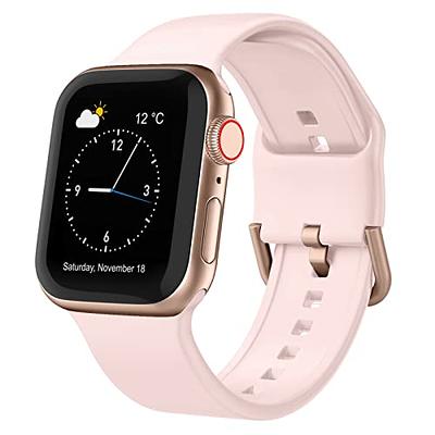 Lerobo Sport Bands Compatible with Apple Watch Band 45mm 44mm 42mm 49mm  Women Men,Soft Silicone Breathable Replacement Band Compatible for Apple  Watch SE iWatch Series 8 7 6 5 4 3 2