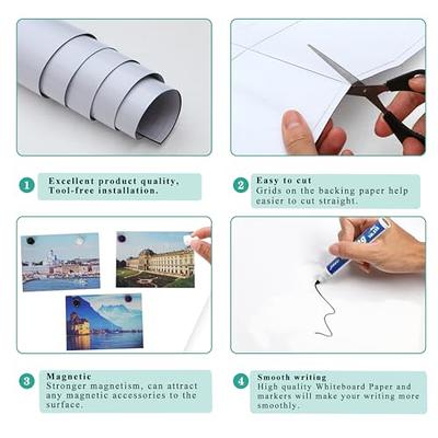 4 x 6 and 2 x 3 Strong Flexible Self-Adhesive Magnetic Sheets, Peel 