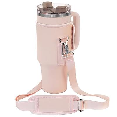 Stanley Cup Bag, Perfectly Compatible Stanley Holder with Strap, Water  Bottle Carrier for Stanley Quencher H2.0 Tumbler 40 oz Tumbler Accessories  Holder with Adjustable Shoulder Strap (Pink) - Yahoo Shopping