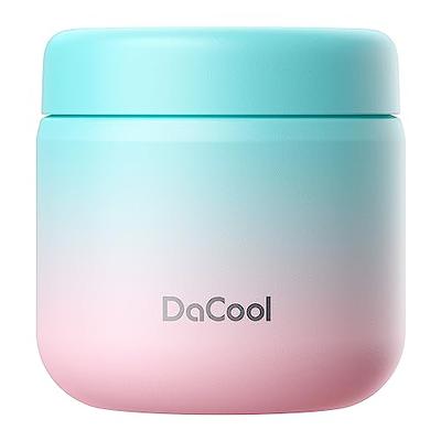 DaCool Food Thermos for Hot Food 16 Ounce Vacuum Stainless for Kids/Adults  Lunch Box Adults Bento Box 74 OZ All-in-One Stackable Lunch Box Containers