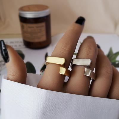 LATS Vintage Pink Roman Numerals Cool Rings Set for Women Rock Hip Hop  Twist Geometry Open Rings Fashion Ins Jewelry Gifts - AliExpress
