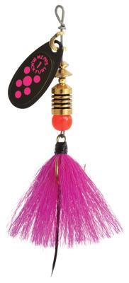 Mepps Black Fury Spinnerbait - Pink Dot/Pink Tail - 1/6 oz