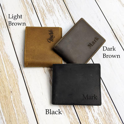 Bifold Wallet-leather Wallet-gifts for Him-personalized Custom 