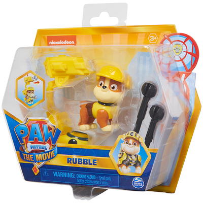 PAW Patrol, Rubble Action Figure with Clip-on Backpack and Projectiles -  Yahoo Shopping
