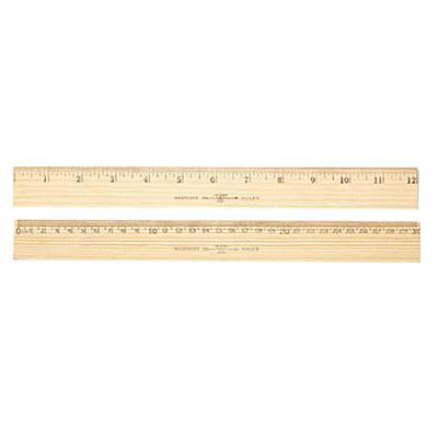 Westcott 10562 12 Clear Acrylic Ruler with Hanging Hole - 1/16 Standard  Scale - Yahoo Shopping