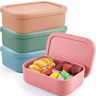 Walbest Stainless Steel Food Storage Containers with Silicone Lids -  Reusable and Stackable Rectangle Lunch Box- Leakproof Snack Containers  Metal Bento Box with Air Valve for Kids Adults 300ML - Yahoo Shopping