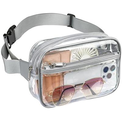  Clear Fanny Pack Belt Bag Stadium Approved for Women