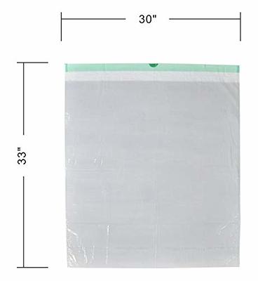 TYPLASTICS Drawstring Trash Bags, 30 Gallon Multipurpose Heavy