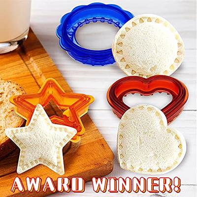 Uncrustable Sandwich Maker Cutters for Kids Lunch,Mini Cookie Cutter and  Sealer - Yahoo Shopping