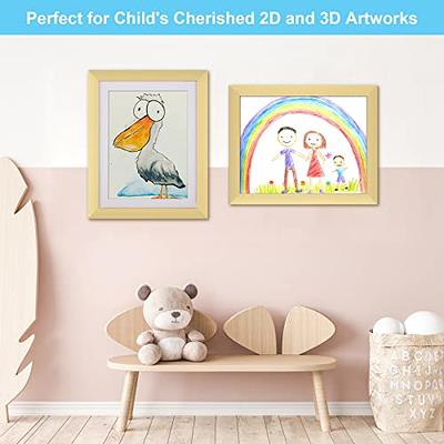 Kids Art Frames Front Opening, Changeable Art Frame Picture Display, kids  Artwork Frames Changeable for Children Art Projects, Home, Office, Portfolio  Storage 3D Picture Display 