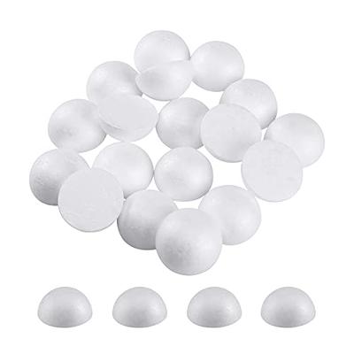 Crafjie 4 inch Craft Foam Balls 24-Pack, Supplies Foam Balls for Christmas DIY Arts and Crafts, Smooth Polystyrene Foam Ball, Fo