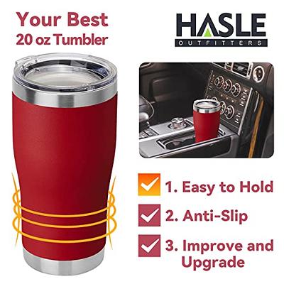 HASLE OUTFITTERS 20 oz Tumbler Bulk, Stainless Steel Tumblers with Lid,  Vacuum Insulated Tumbler, Double Wall Powder Coated Cup, coffee mugs, Wine  Red, 6 Pack - Yahoo Shopping