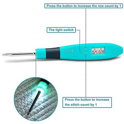 Weave Sewing Tool 2.5MM-6.5MM Led Light Up Crochet Hook Knitting Needles  Accessories