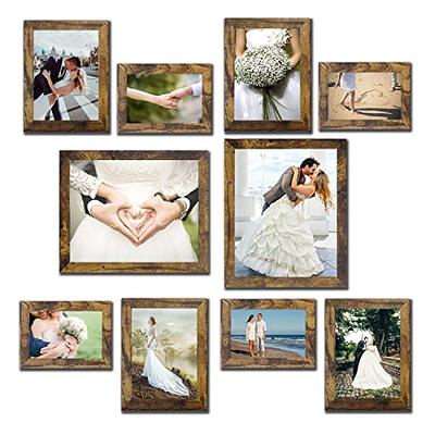 LUCKYLIFE Picture Frame Set 10-Pack, Gallery Wall Frame Collage