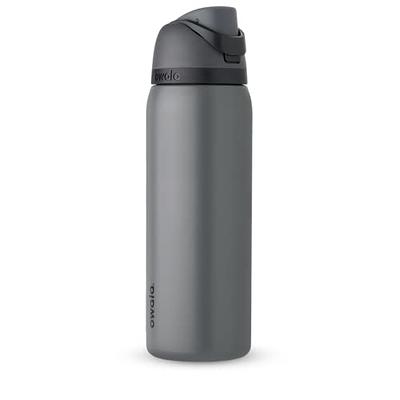 Owala Flip Insulated Stainless Steel Water Bottle with Straw and Locking  Lid for Sports and Travel, BPA-Free, 32-Ounce, Very, Very Dark