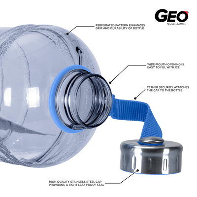 GEO 4 Liter 1 Gallon Insulated Thermos Flask with Cup