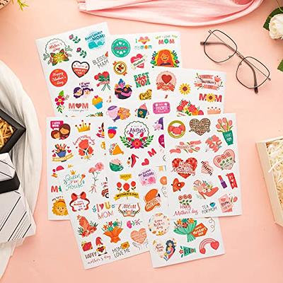 Joke Stickers for Kids Photo Boxes Mothers Day Decorations Label Stickers  500pcs Happy Mother s Day Stickers for Kids Mothers Day Gift Bag Decoration  Stickers Self Small Heart Stickers for Kids 