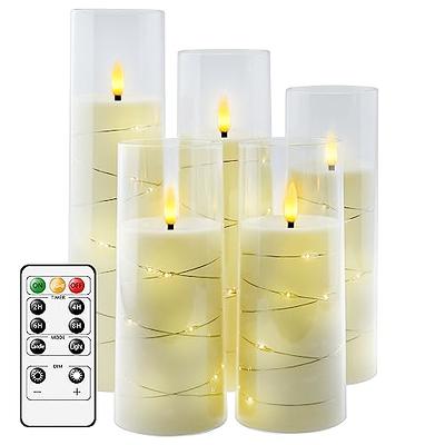 12/24Pcs Floating Candles with Magic Wand Remote LED Candles with  Flickering Flame Battery Operated Candles for Halloween Xmas - AliExpress