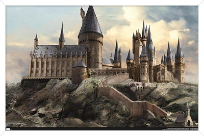 Harry Potter and the Deathly Hallows: Part 1 - Running One Sheet Wall Poster,  22.375 x 34, Framed 
