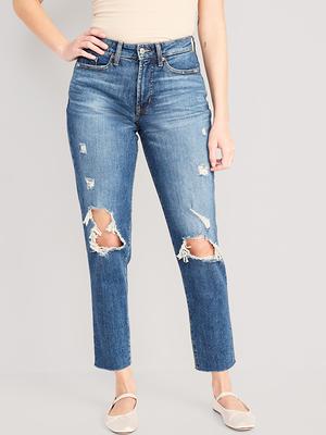 Curvy High-Waisted OG Straight Ankle Jeans for Women - Yahoo Shopping