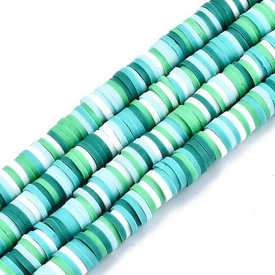 PH PandaHall 4080pcs Neutral Polymer Clay Beads, Heishi Clay Beads 6  Colours 4 6 8 10mm Handmade Flat Round Vinyl Disc Beads for Summer Hawaiian  Earring Choker Anklet Bracelet Necklace Jewellery Making