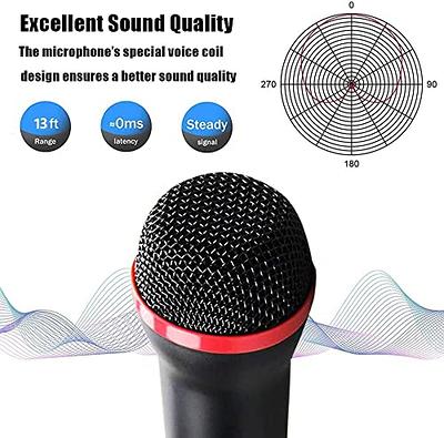 Universal USB Wired Microphone Karaoke Mic for Nintendo Switch Wii PS4 Xbox  PC