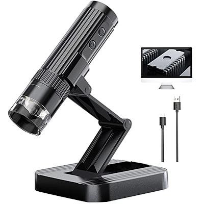 Elikliv EDM601 LCD Digital Microscope with 3 Lens, 7 Inch Coin