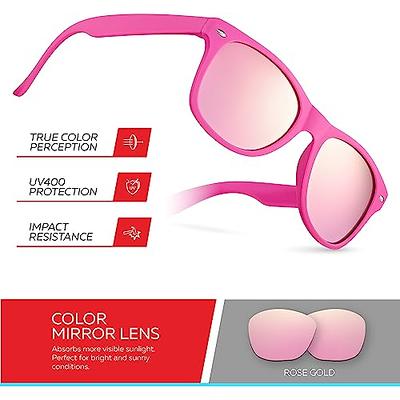 Retro Rewind Kids Sunglasses for Boys Girls Age 3-12 - Shatterproof  Rubberized Frame UV400 Toddler Children Sun Glasses - Yahoo Shopping