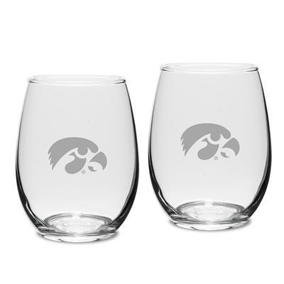 Iowa State Cyclones 15 oz. Stemless Wine Glass