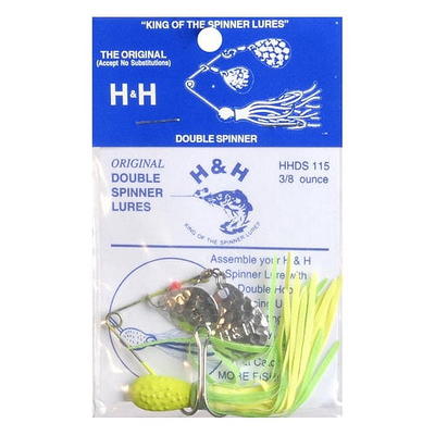 H&H Double Spinner Spinner Bait, Chartreuse, 3/8 oz - Yahoo Shopping