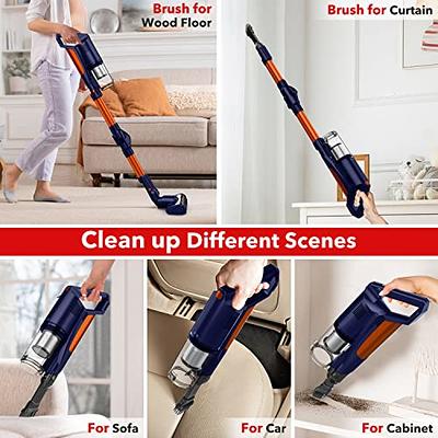 whall Cordless Vacuum Cleaner, Upgraded 25Kpa Suction 280W Brushless Motor  4 in 1 Cordless Stick Vacuum Cleaner, Lightweight Handheld Vacuum for Home  Pet Hair Carpet Hard Floor, up to 55mins Runtime - Yahoo Shopping