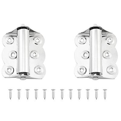 Screen Door Hinge RLECS 2PCS 70x65x2.3mm Adjustable Automatic Door Closing  Spring Hinge with 12PCS Mounting Screws, Self Closing Hinge - Yahoo Shopping