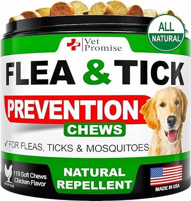 Chewable flea and tick clearance medication