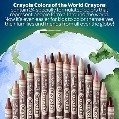 20) Crayola Colors of the world Colored Pencils (medium almond) BULK