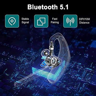 Bluetooth Headphones with Microphone, YAMAY M20 Wireless Headset with Noise  Cancelling Mic for Cell Phones PC Tablet Home Office
