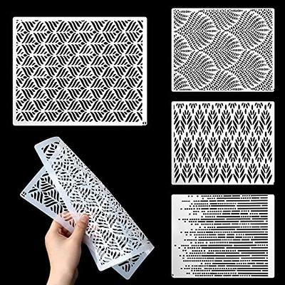 Birthday Cake Stencils Embossing Cake Printing Templates Cupcake Decorating  Supplies for Wedding Party 4Pcs Cake Spray Moulds - Yahoo Shopping