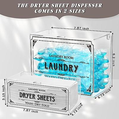 Laundry Detergent Container - Dryer Sheet Holder- Laundry Room