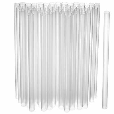 Alink Clear Glass Straws, 9 in X 10 mm Reusable Straight & Bent