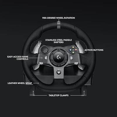 Logitech G920 Driving Force Racing Wheel + Floor Pedals + Driving Force  Shifter + A20 Wireless Gaming Headset Bundle - Xbox X|S/Xbox One/PC