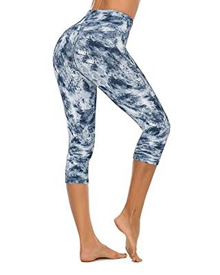 Willit Women's Knee Length Leggings Capri with Pockets High Waisted  Exercise Capris Pants for Summer Yoga Workout