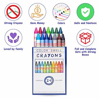 Colorations Chubby Crayons for Kids Set of 200 Rainbow Crayons