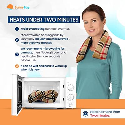 Warm Hugs Neck Heating Pad, Heated Neck Wrap, Microwave Heat