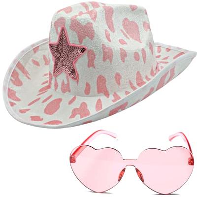 Zodaca Felt Cowgirl Hat For Women And Men, Costume Party Halloween Props &  Head Accessories, Pink, 14.8 X 10.6 X 5.9 In : Target