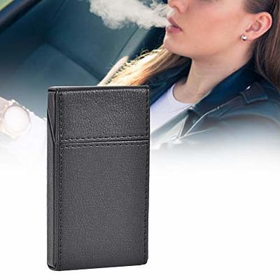 tlhaoa Cigarette Case Stylish Leather Surface Metal Box for 20 Cigarettes  Cigarette Box for Men and …See more tlhaoa Cigarette Case Stylish Leather