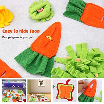 Small Pets, Rabbit Foraging Mat Small Pet Puzzle Toy Polar Fleece Pet  Snuffle Pad Bed