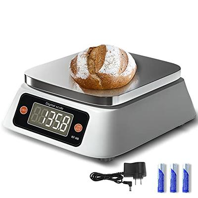 KitchenAid 11lb Digital Glass Top Kitchen and Food Scale Measures Liquid and Dry Ingredients White KQ914WH